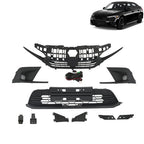 Upper Lower Grill W/Molding Fog Lights Set Fit For Honda Civic 20222-2023 Front