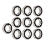 10Pcs 6209-2RS Deep Groove Ball Bearings 45mm Inner Dia 85mm OD 19mm Bore Sealed