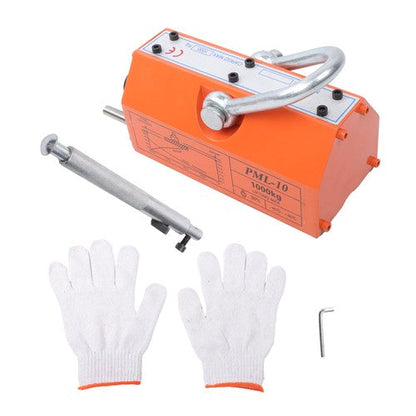 2200Lbs/1000kg Neodymium Hoist Magnetic Lifter Lifting Magnet 2 Safety Factor