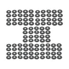 100Pack T29 Premium Zirconia Flap Disc Sanding Grinding US 4-1/2"×7/8'' 40 Grit