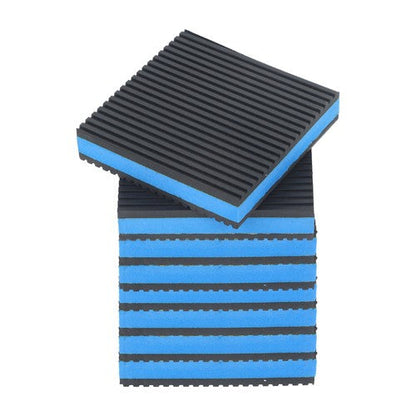 Heavy Duty 4"x4"x7/8" Anti Vibration Mats 8 Pack with EVA Layer