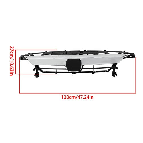 Factory Style Front Bumper Upper Grille Grill Plastic For Honda Accord 2021-2023
