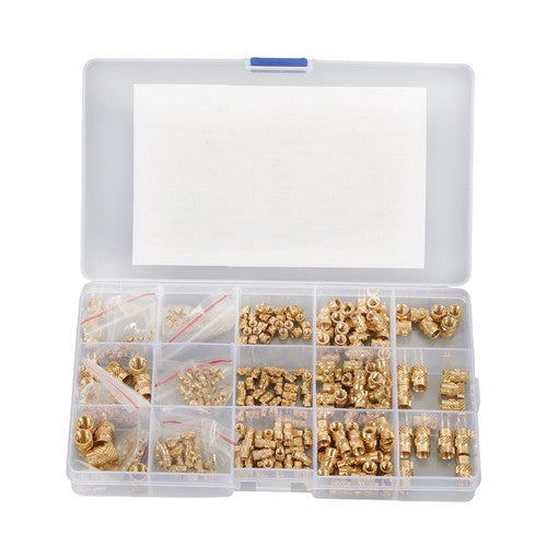 350Pack threaded inserts assortment kit M2-M6 metric internal thread rolled