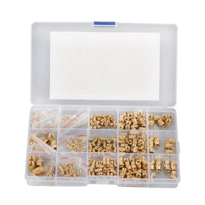 350Pack threaded inserts assortment kit M2-M6 metric internal thread rolled