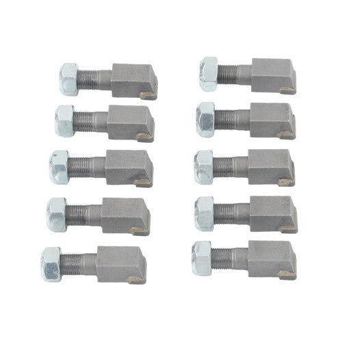 10Pcs Threaded Stump Grinder Teeth For Bradco Shaver Ashland Baumalight 2-7/8"