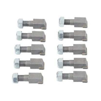 10Pcs Threaded Stump Grinder Teeth For Bradco Shaver Ashland Baumalight 2-7/8"