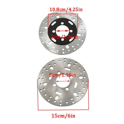 New For Yamaha Big Bear 350 400 YFM350/400 Front Brake Calipers & Disc Rotors