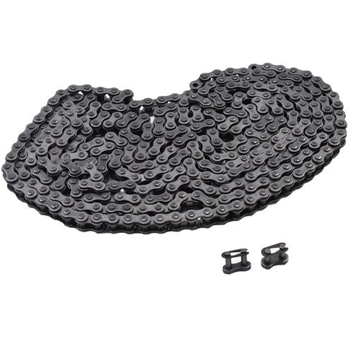Roller Chain #35 10 Feet Carbon Stell with 2 Connecting Link 0.375 Inch