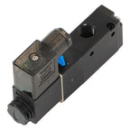 1/4'' DC 12V 3 way 2 position Pneumatic Electric Solenoid Valve NPT Air Aluminum