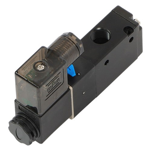 1/4'' DC 12V 3 way 2 position Pneumatic Electric Solenoid Valve NPT Air Aluminum