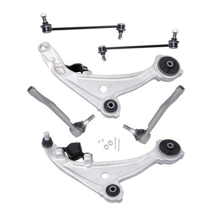 For Nissan Altima 2007-2013 Suspension Kit Lower Control Arms Sway Bar Tie Rod