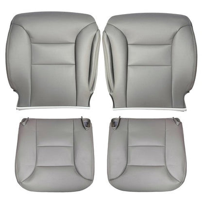 Leather Seat Covers Gray for Chevy Tahoe Suburban 1995 1996 1997 1998 1999