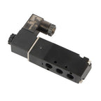 1/8'' 5 Port, 2 Position Pneumatic Solenoid Valve, 110V AC Coil, Air Return
