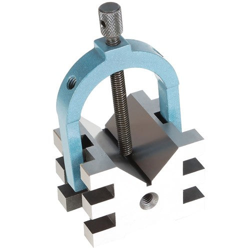 Multi-Use V-Block and Clamp Hardened Steel 2-3/8" x 2-3/4" x 2" Set