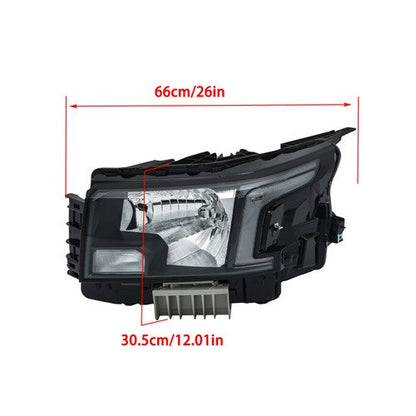 Headlight Replacement Fit For Nissan Frontier 2022-2023 LH+RH Clear Lens Halogen