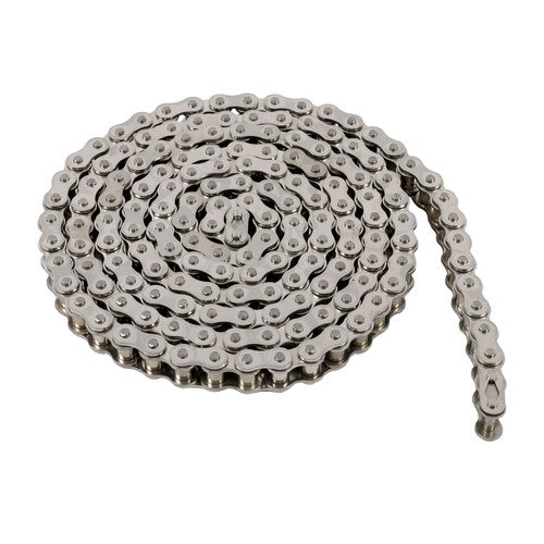 #60 Roller Chain 10 Feet with 2 Connecting Links, Carbon Steel Chain
