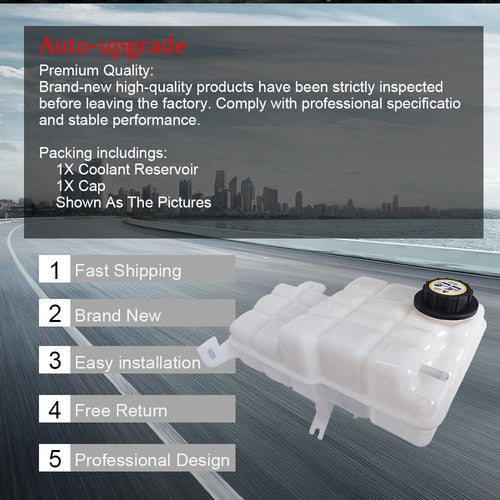12528777  For 1994-96 Chevrolet Caprice Engine Coolant Reservoir Tank w/ Cap