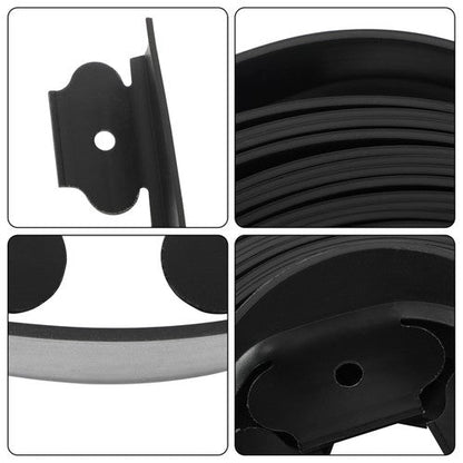 L-shaped Landscape Edging Border Kit 40 FT No-Dig Garden Edge Lawn Border