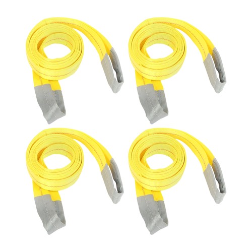 4Pack 10ft × 2in Lift Sling Straps Heavy Duty Lifting Slings Web Sling 14000lbs