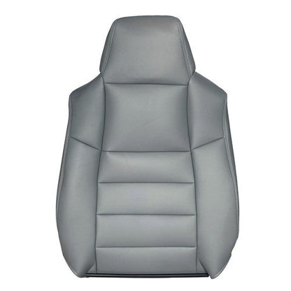 Driver Bottom Top Perf Leather Seat Covers Gray for Ford F250 2002 2007