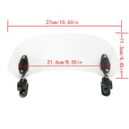 New Moto Windshield Extension Universal Adjustable Clip-on Windscreen Extender