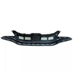 For 2015 2016 2017 Honda Fit Jazz Gloss Black Front Hatchback Grille Assembly