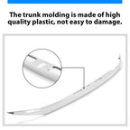 Rear License Garnish Chrome Trim Trunk Molding for 2016 2017 Honda Accord Sedan