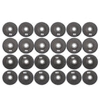 24 PCS 4.5" x 7/8" T29 Flap Discs 40/60/80/120 Grit Angle Grinder Sanding Disc