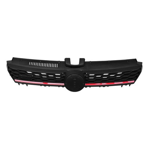 Front Grille Black w/ Red Trim for 2015 2016 for VW for Volkswagen MK7 Golf GTI