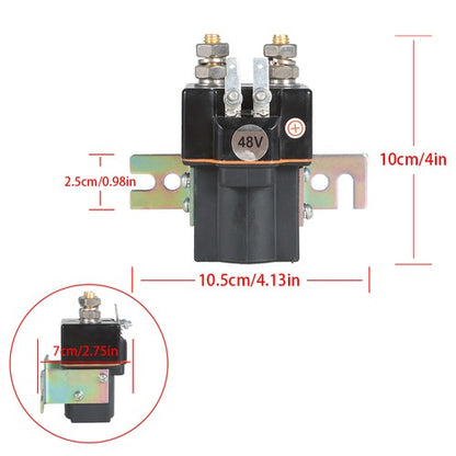Golf Cart 48-Volt Solenoid For Club Car DS Precedent Models 1019087-01 2000+ New
