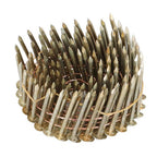 7200Pcs 1-3/4" �� 0.12" 15 Degree Coil Roofing Nail 3/8" Head Diameter Galvanized