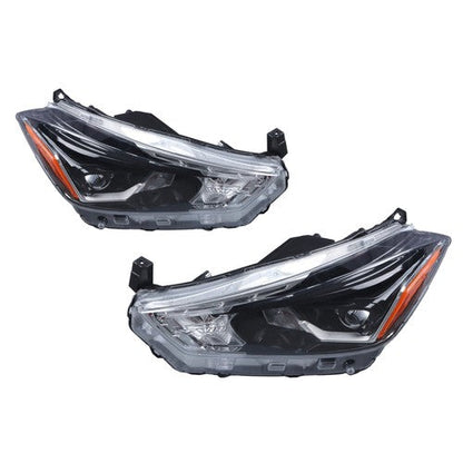 Headlights Headlamps Clear Lens For Nissan Kicks SR 2018 2019 2020 LH+RH Side
