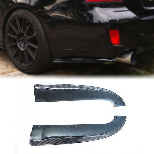 Rear Corner Splitter Aprons Carbon Fiber for 2006-2009 for Subaru LEGACY BP5