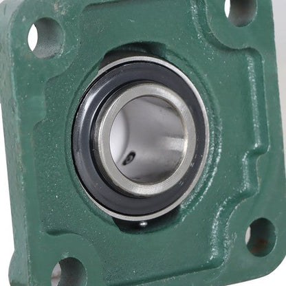 10PCS UCF205-16 Pillow Block Flange Bearing 1" Bore 4 Bolt Solid Base