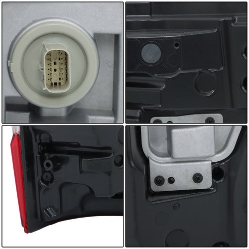 LH+RH Side For Ford F-250 F-350 Super Duty 2017-2019 Tail Light w/Blind Spot LED