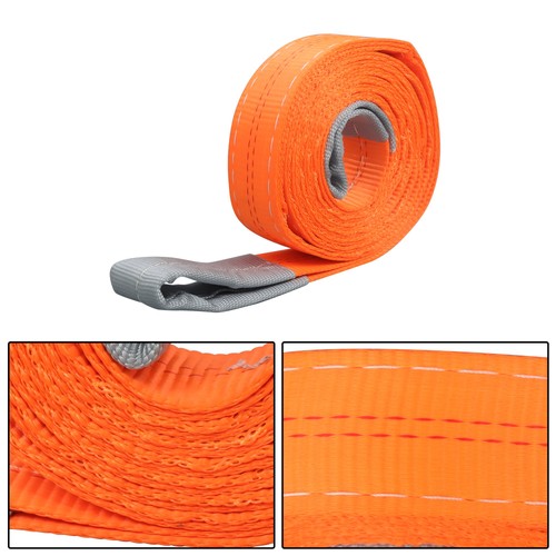 2 PCS Polyester Rigging Straps 2" x 10' 18800lbs Capacity Lifting Sling Straps
