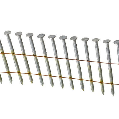 3600Pcs Siding Nails 2”x0.092” 15 Degree Collated Wire Coil Full Round Head New