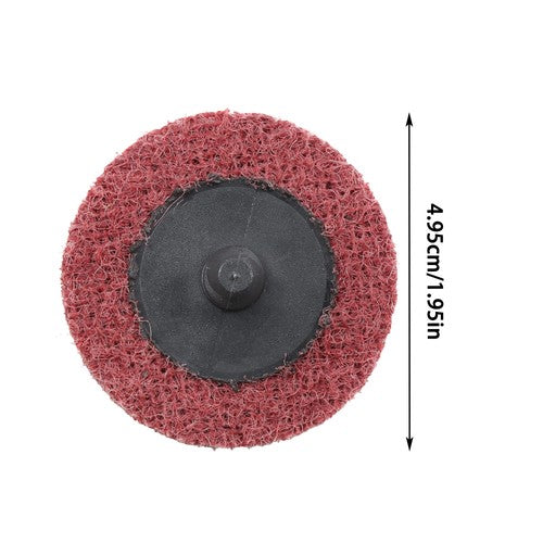 Surface Conditioning Quick Change Discs, 2" Red (Medium) Prep Pad - 25 Pack