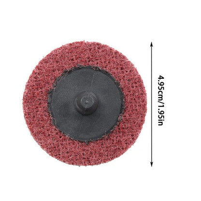 Surface Conditioning Quick Change Discs, 2" Red (Medium) Prep Pad - 25 Pack