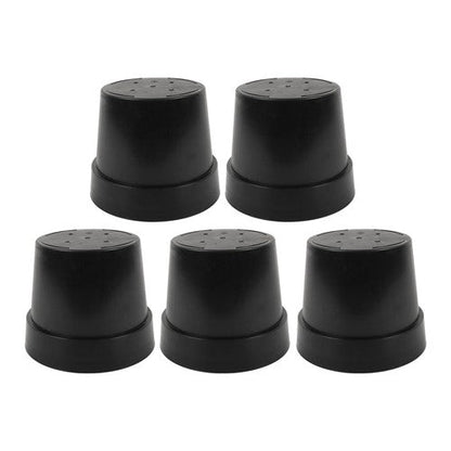 5 Pack Heavy Duty 5 Gallon Planters Plastic Nursery Pots Flower Plant Pots