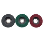Flap Wheels Set 180# 320# 600# 5 Pcs of each Scour Flap Disc 15 Pcs 4.5 Inch
