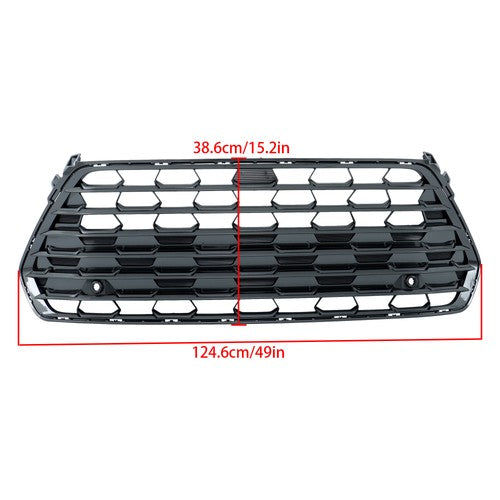 W/ Sensor Holes W/o Camera Hole Front Grill Fit For Toyota Grand Highlander 2024