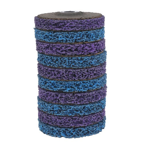 (5 pieces each in purple and blue) 10 Pack of 4' x 5/8' Diamond Discs