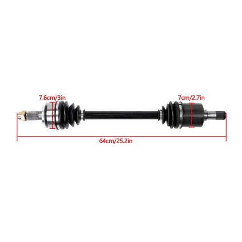 2× Front Left Side CV Axle Shaft Assembly For Honda Civic 2006-2015 Automatic