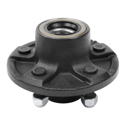 2-Pack Pre-assembled 5-Lug 4.5"Trailer Wheel Hub For 3,500 lbs #84 Trailer Axle