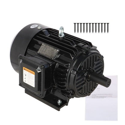 5HP 3 Phase Electric Motor 1800 RPM 184T Frame TEFC 230/460 Volt Severe Duty New