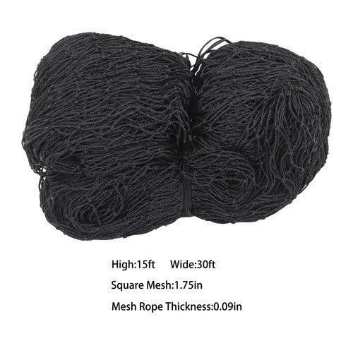 Sports Net,Sports Netting Barrier 15x30FT Baseball Softball Backstop Nets