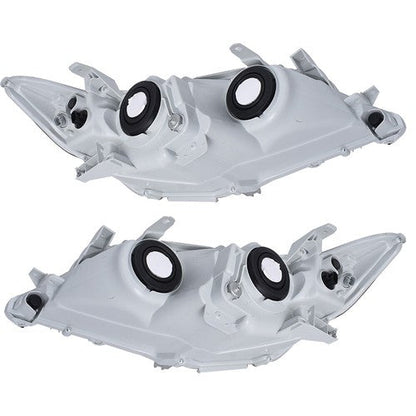 Driver + Passenger Side Headlight Projector Headlamps For Toyota Camry 2012-2014