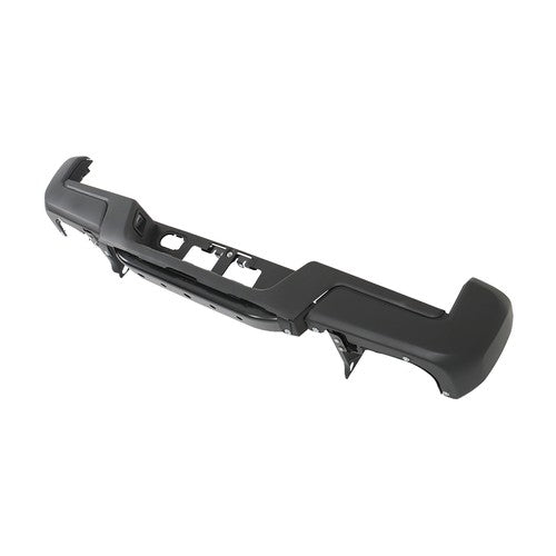 For Toyota Tacoma 2016-2023 Powdercoated Black Rear Step Bumper W/o Sensor Holes