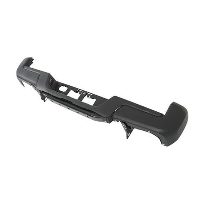 For Toyota Tacoma 2016-2023 Powdercoated Black Rear Step Bumper W/o Sensor Holes